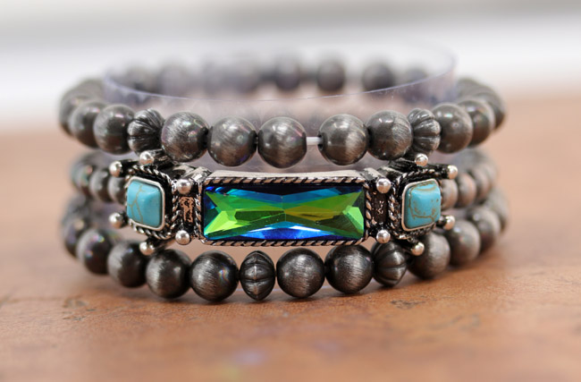 Southwest Style Stackable Bracelet